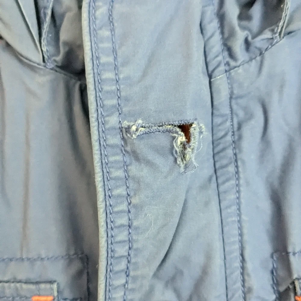 Baker by Ted Baker Blue Kids Hooded Jacket Size 6/7